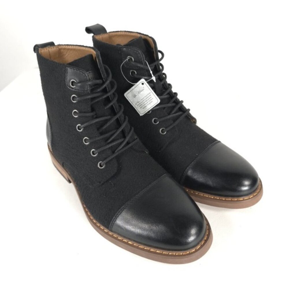 LA MILANO Men's‎ STANCE II GENUINE LEATHER UPPER B51712-1 Oxford Boots Size 7